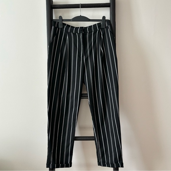 H&M - STRIPE DRESS PANTS - Picture 1 of 3
